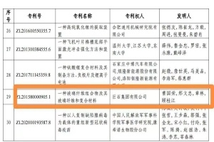 嘉興首金！巨石集團(tuán)摘得中國專利獎金獎